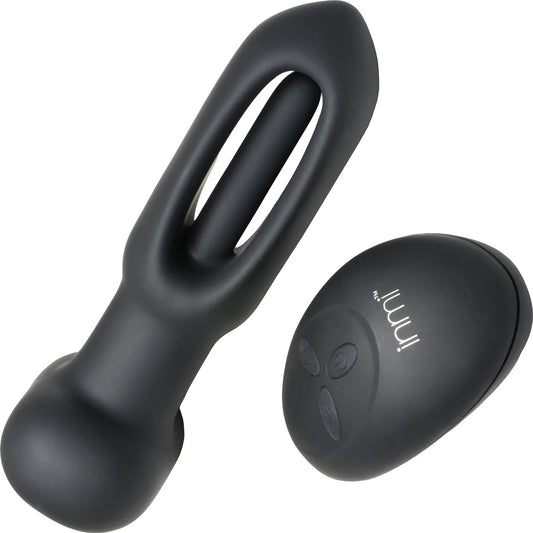 Bum Flick Vibrating and Flicking Silicone Butt Plug with Remote