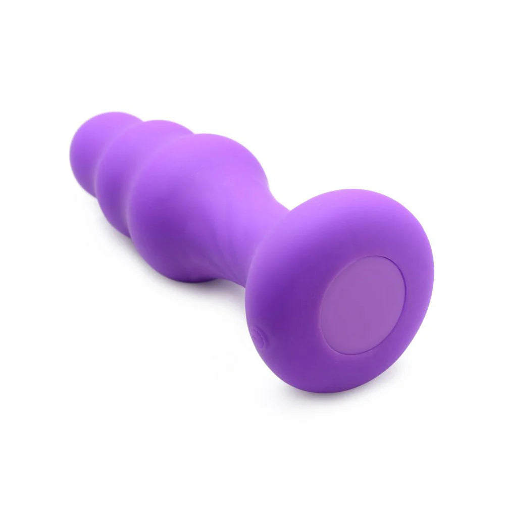 7X Slim Thumping Silicone Anal Plug