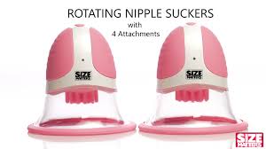 10X Rotating Nipple Suckers with 4 Attachments