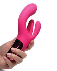 10X Triple Rabbit Silicone Vibrator - Pink